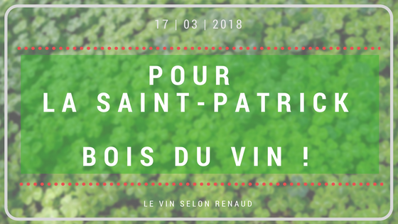 Préfère le vin pour la Saint Patrick