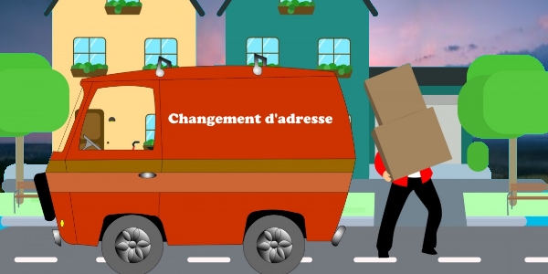 Changement d'adresse, on déménage