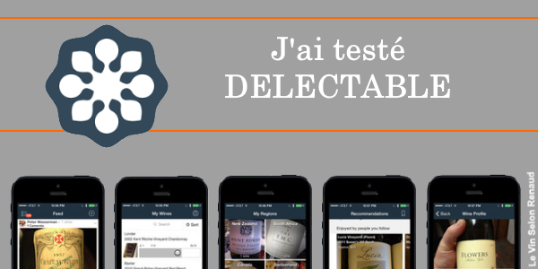 test de l'application Delectable