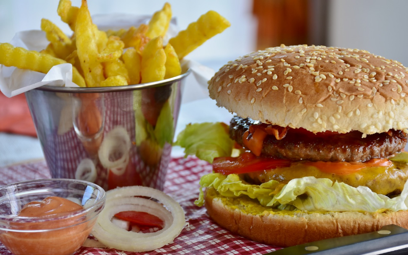 hamburger ou cheeseburger fait maison