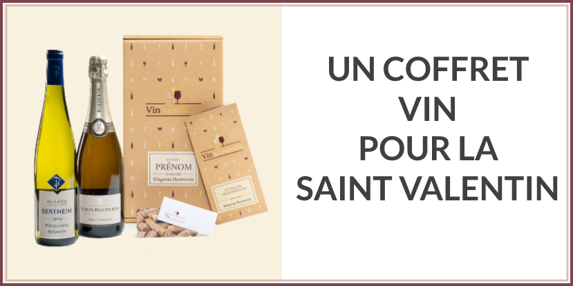 Un coffret vin pour la saint valentin en 2021