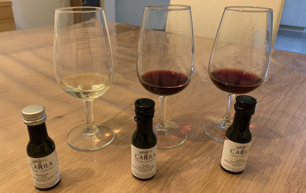 Dégustation de vins du Manoir du Carra en Bourgogne