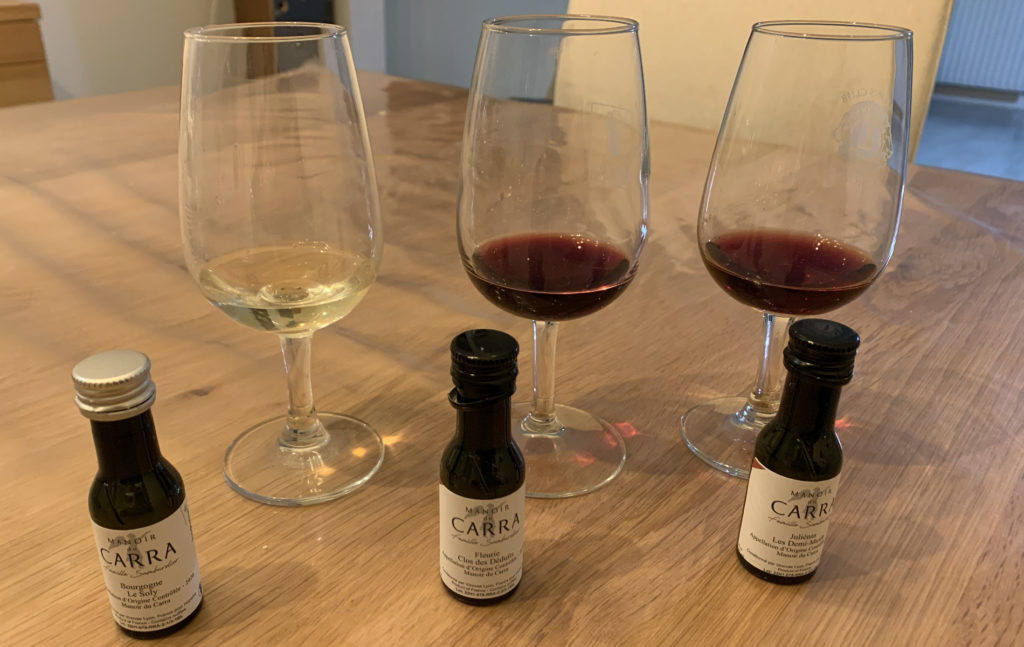 Dégustation de vins du Manoir du Carra en Bourgogne