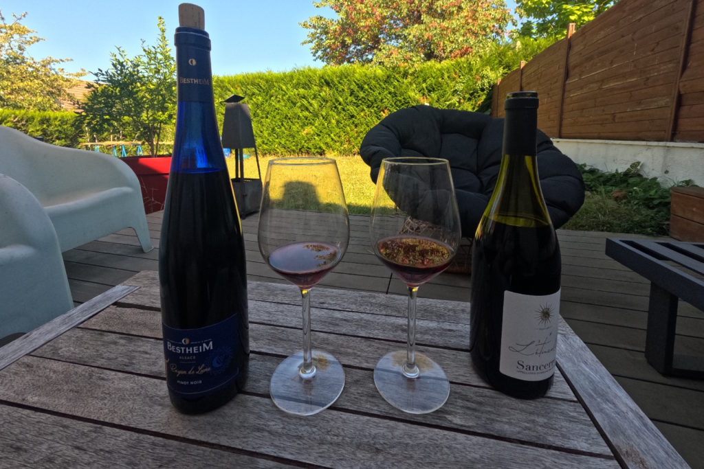 Deux bouteilles de pinot noirs 2025